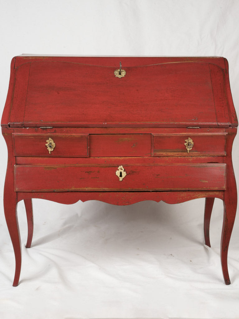 Decorative Rococo style secretary desk