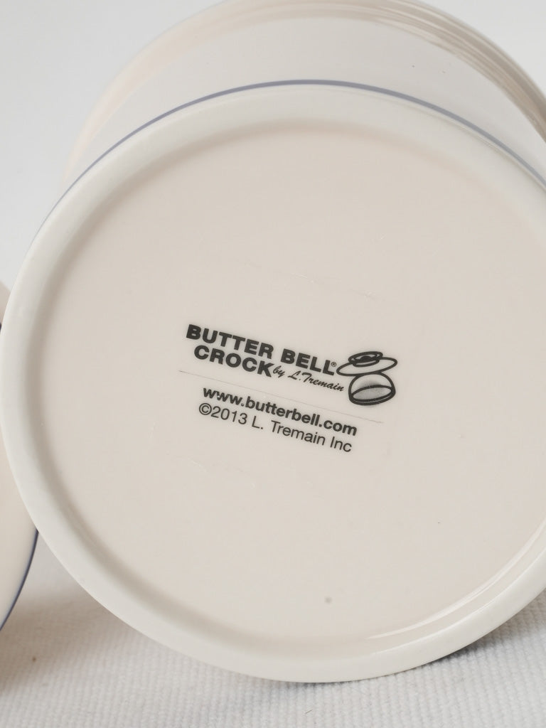 Classic French butter bell in terracotta