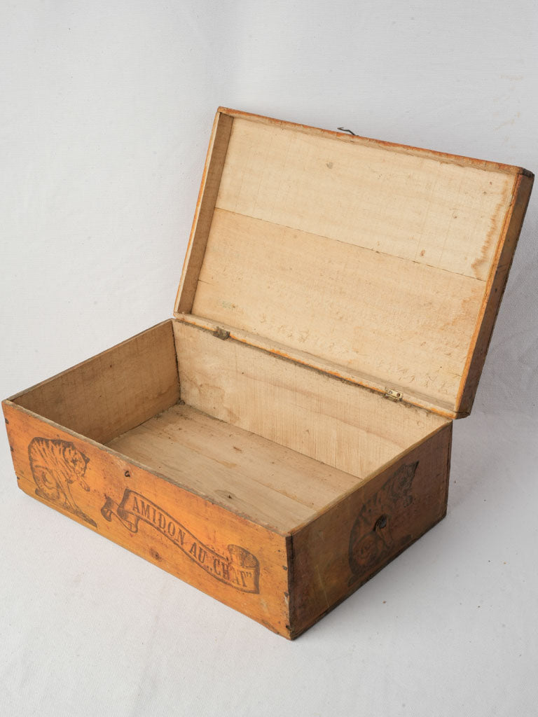 French character decorative crate
