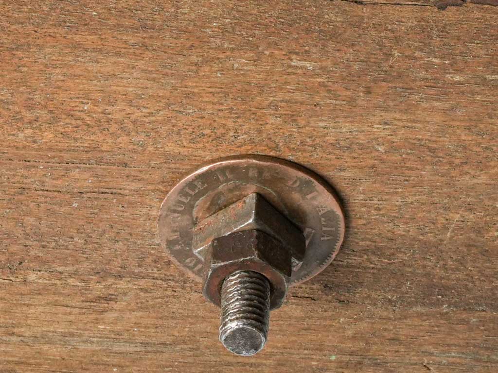 Traditional ornate iron door knocker