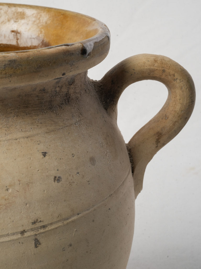 Rustic terracotta countryside jar