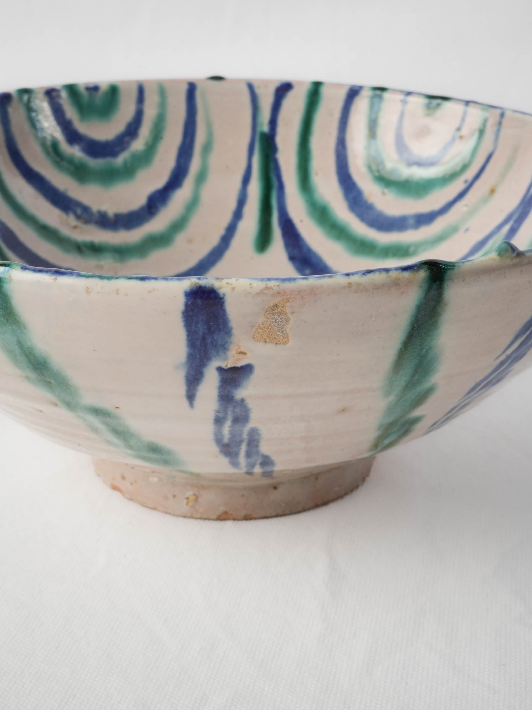 Timeless authentic shallow footed bowl