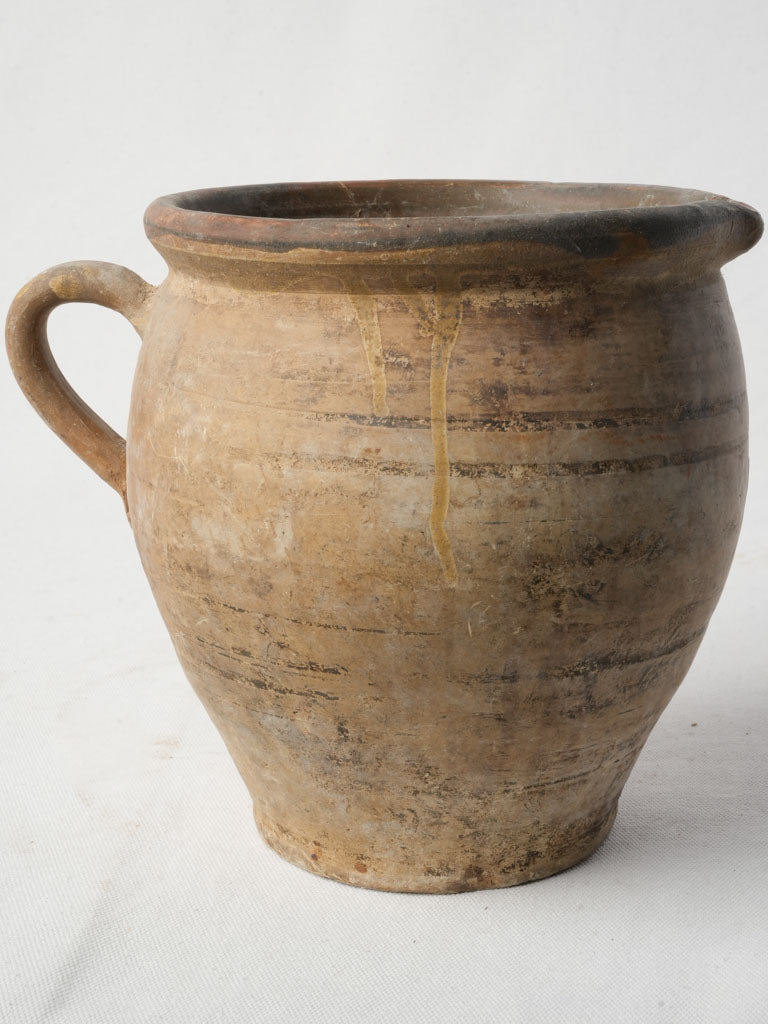 Ochre-toned traditional French jug