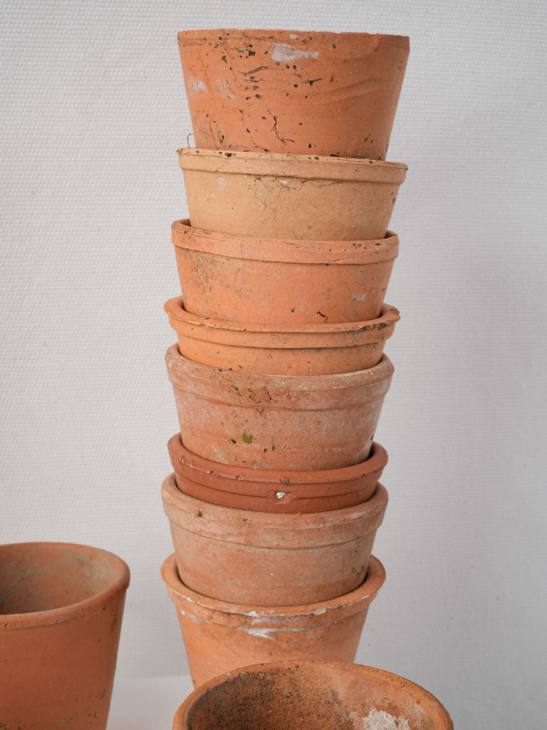 Nostalgic well-crafted pottery plant holders