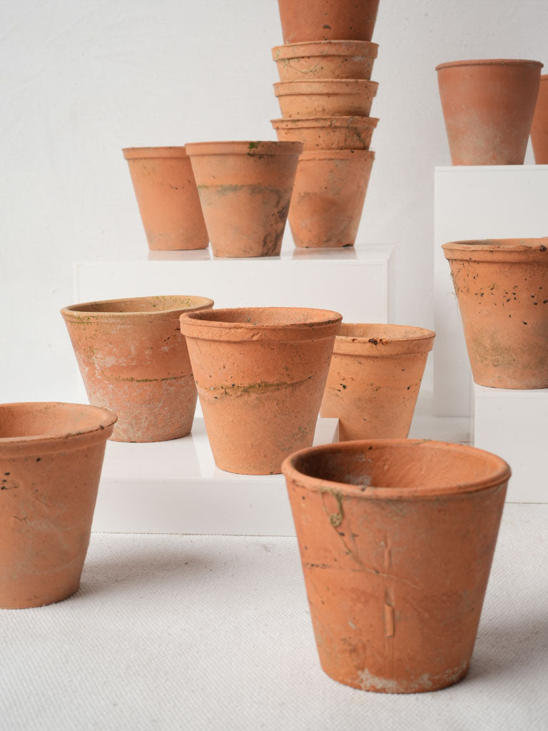 Timeless artisanal miniature terracotta pots