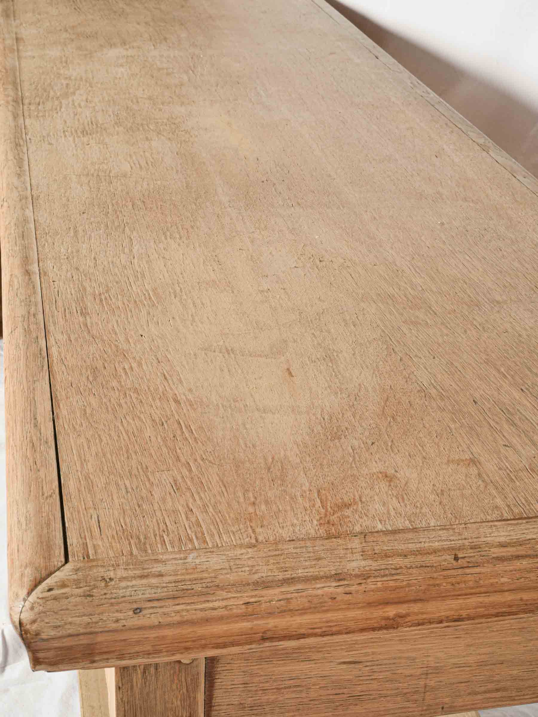 French Draper's Worktable in Oak, Early 20th Century - 69"