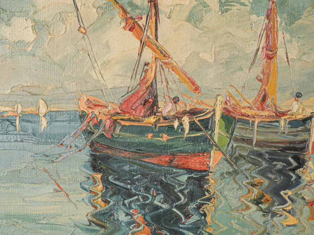 Atmospheric Provençal marine scene