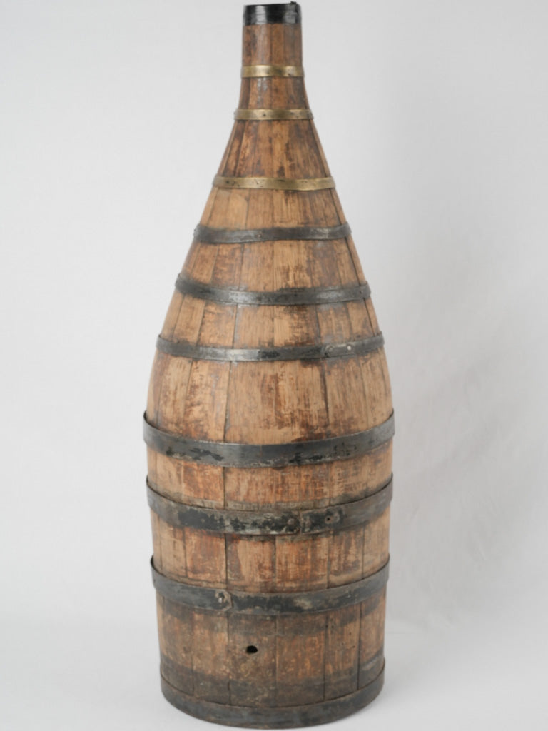 Aged Burgundy wine cellar decor