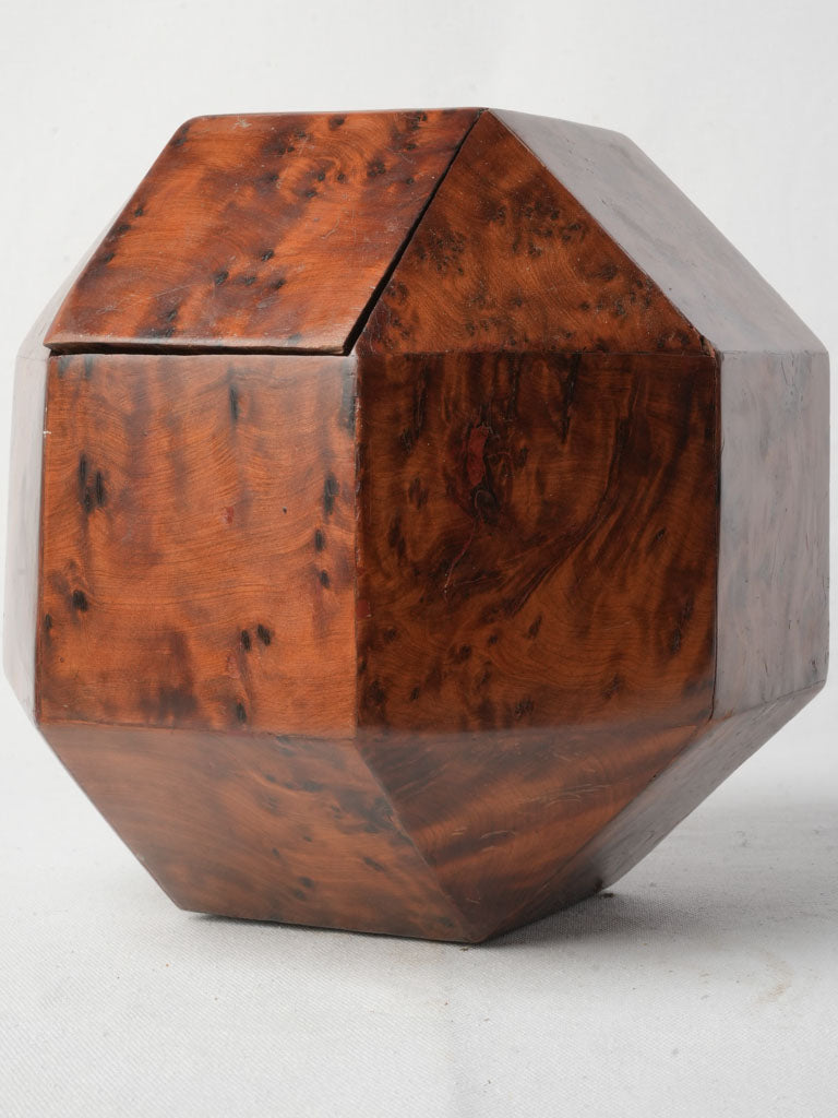 Hand-rubbed finish table box