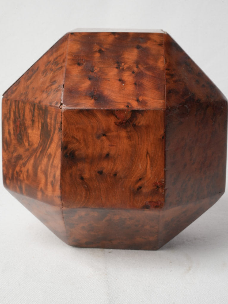 Rich chestnut toned wooden box