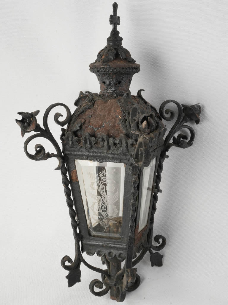 Antique French rustic lantern