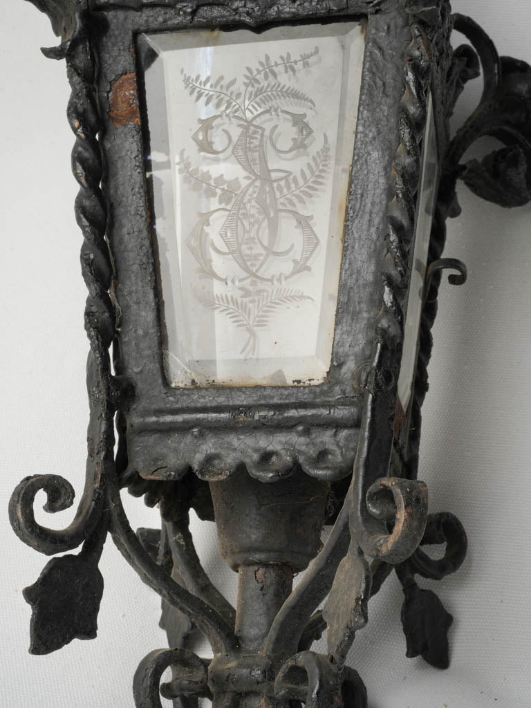 Vintage hand-crafted processional light