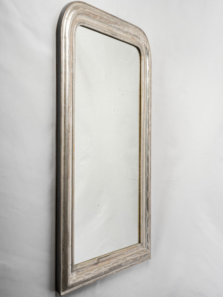 19th-Century Louis Philippe Silvered Mirror 46½" x 30¾"