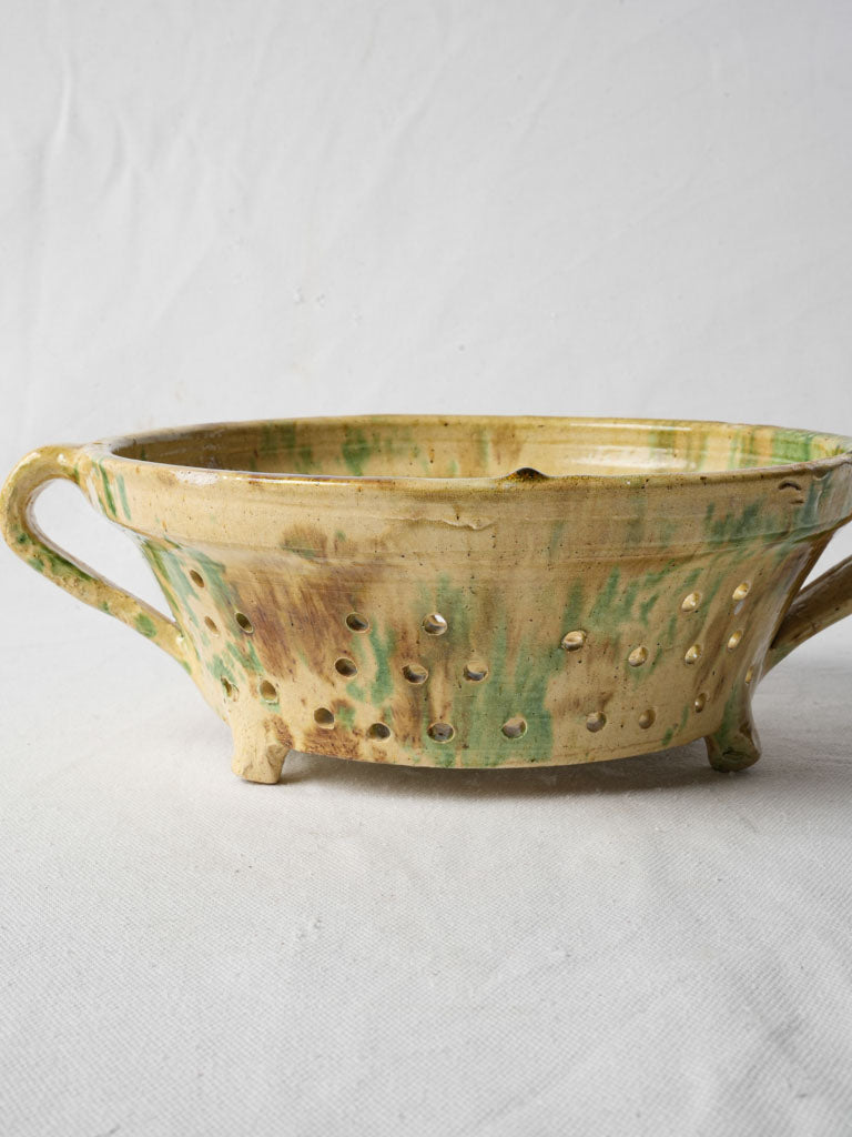 Captivating vintage French colander