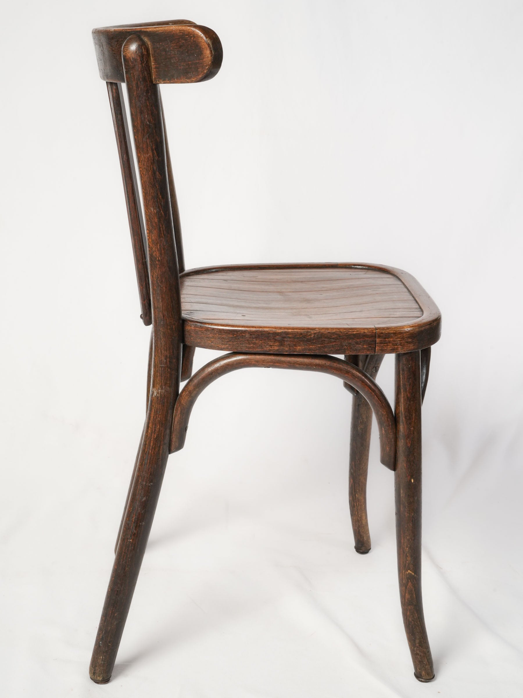 Set of Twelve French Bentwood Café Chairs, Early 20th Century