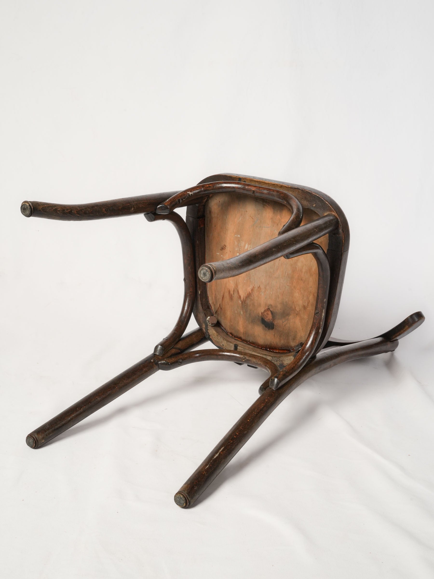 Set of Twelve French Bentwood Café Chairs, Early 20th Century