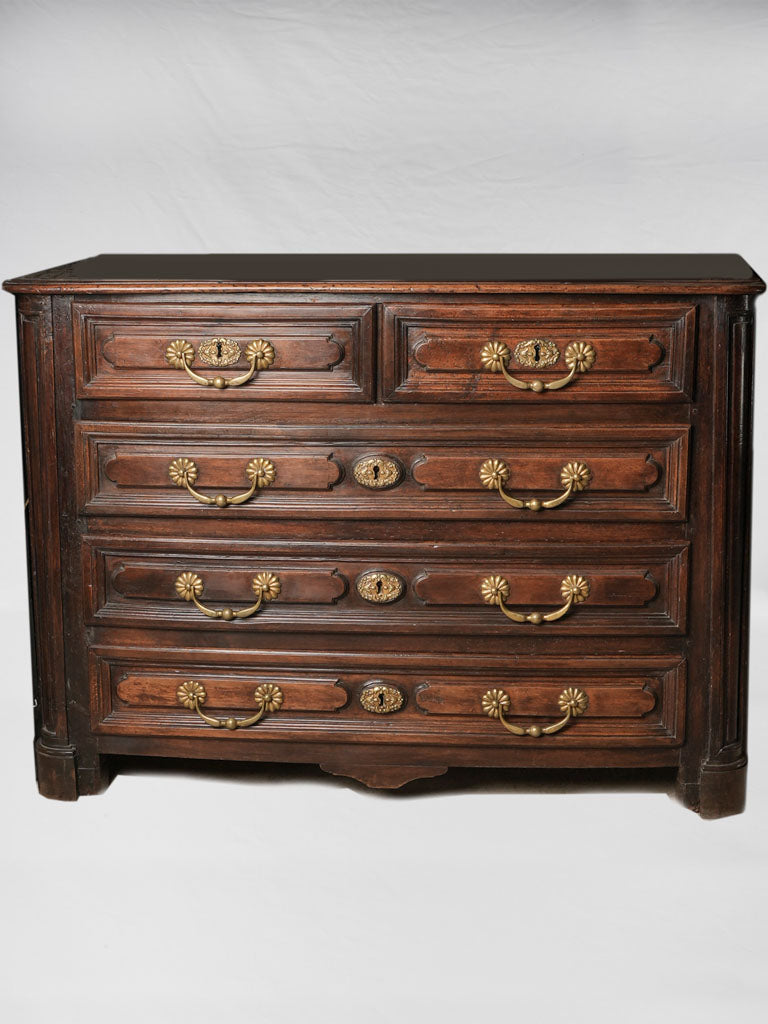 Charming Regency-style walnut commode antique