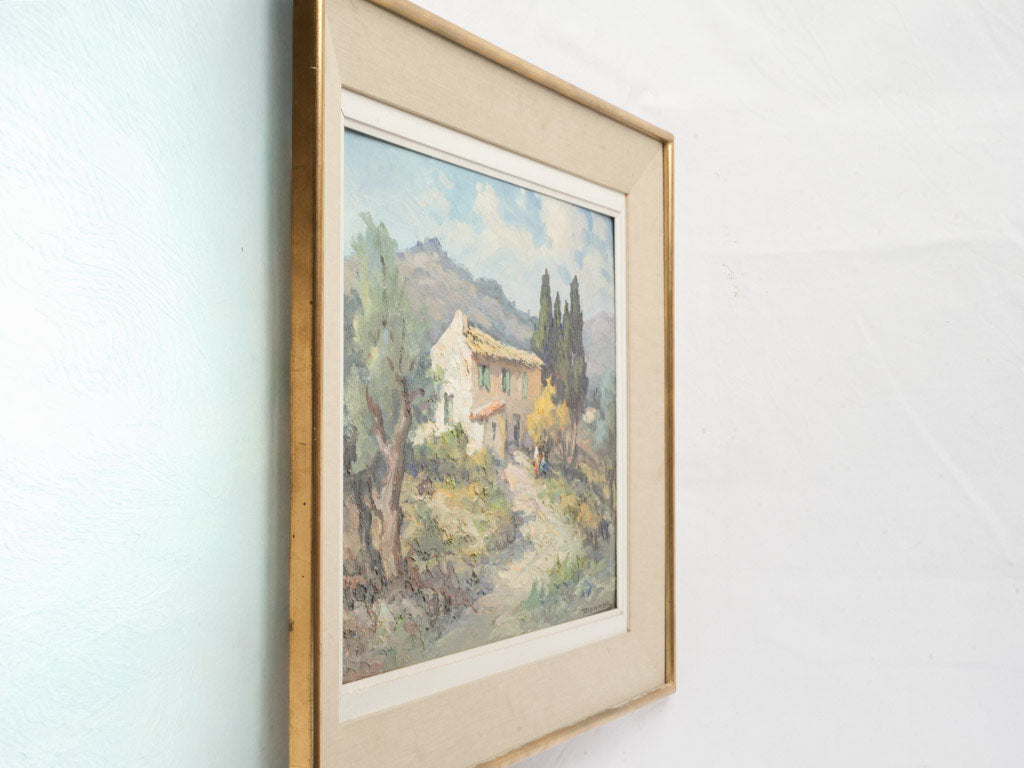 Luminous signed impasto artwork