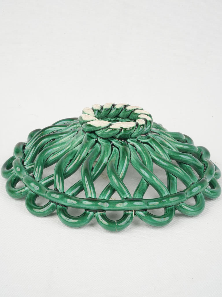 Openwork Emerald Green Decorative Piece