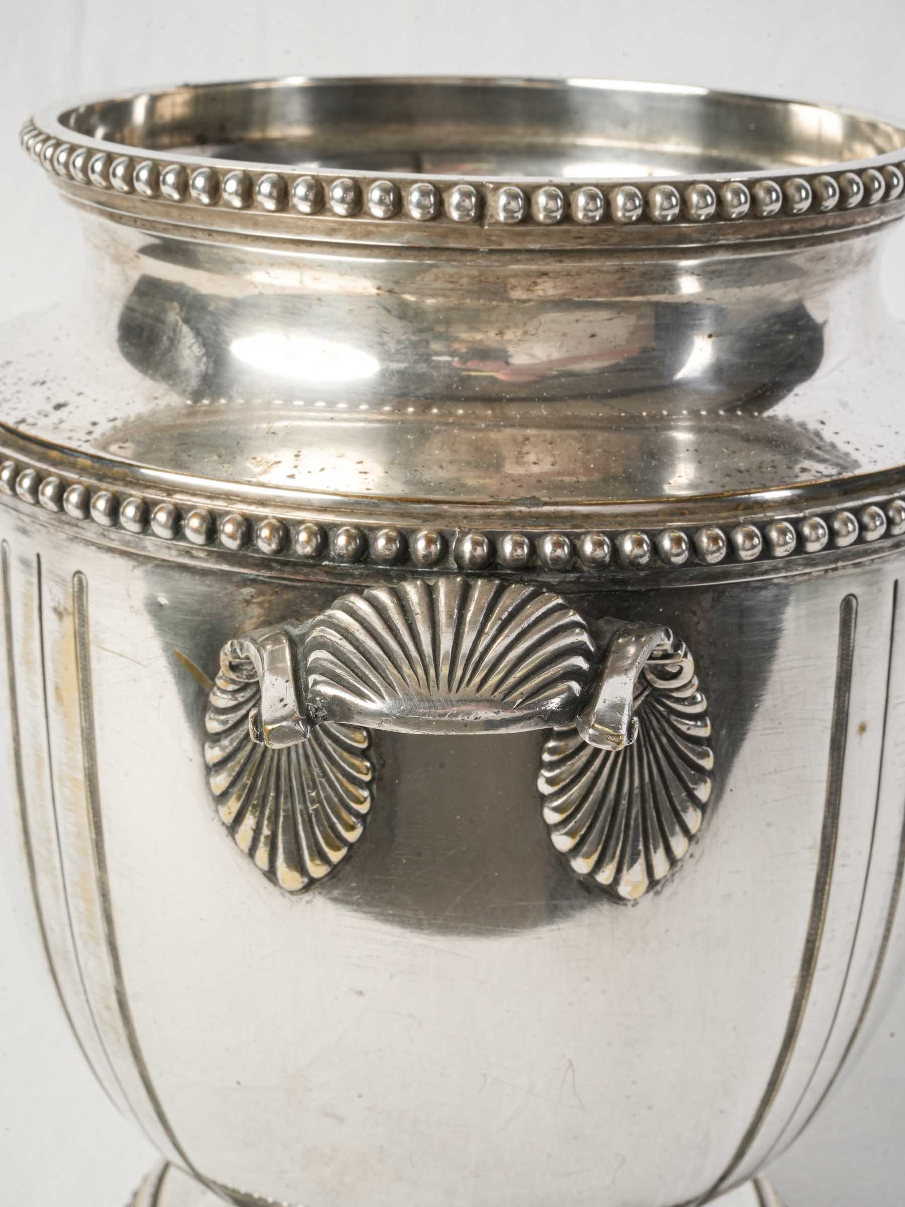Timeless classical silver-plated bucket