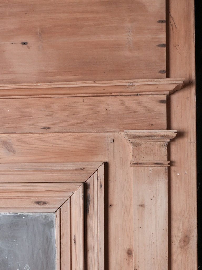 Large, 18th-century boiserie mirror, French
