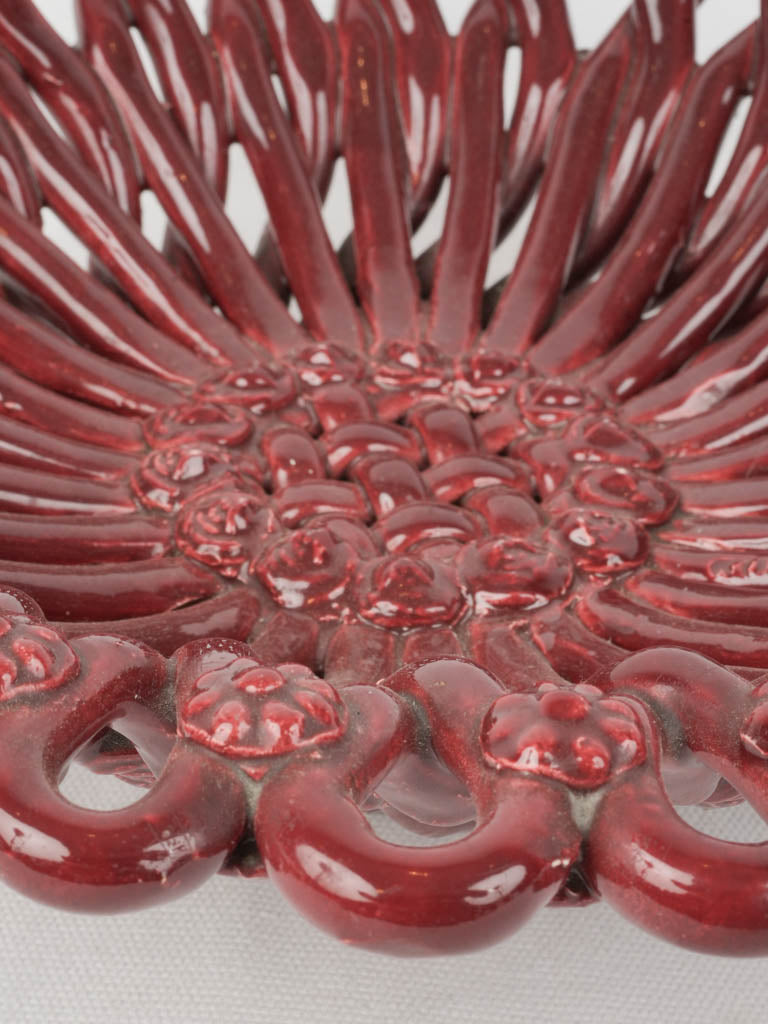 Elegant Vintage Ceramic Fruit Bowl