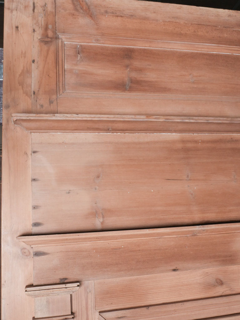 Vintage pine finish, grand trumeau mirror