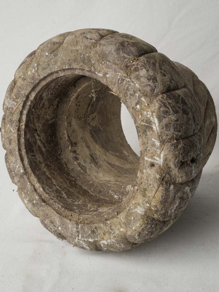 Softened-Edge Marble Historic Artifact