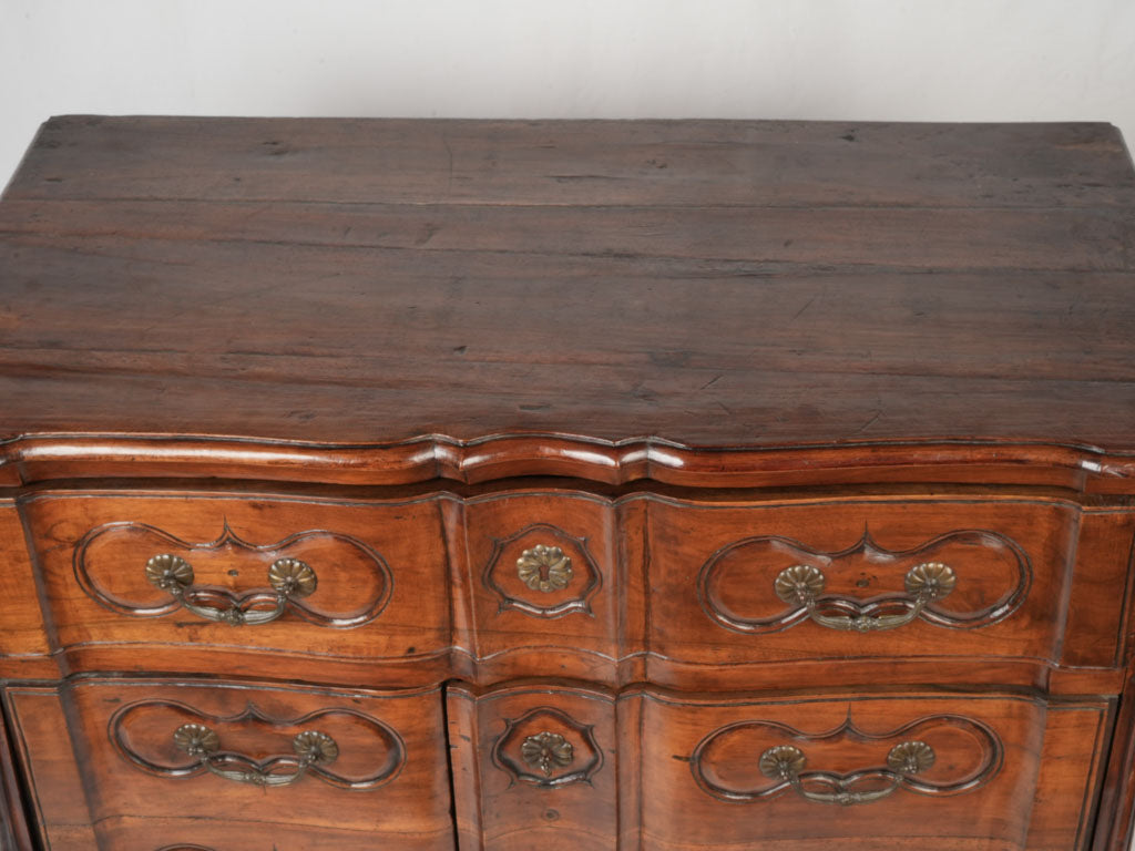Elegant provincial wood chest