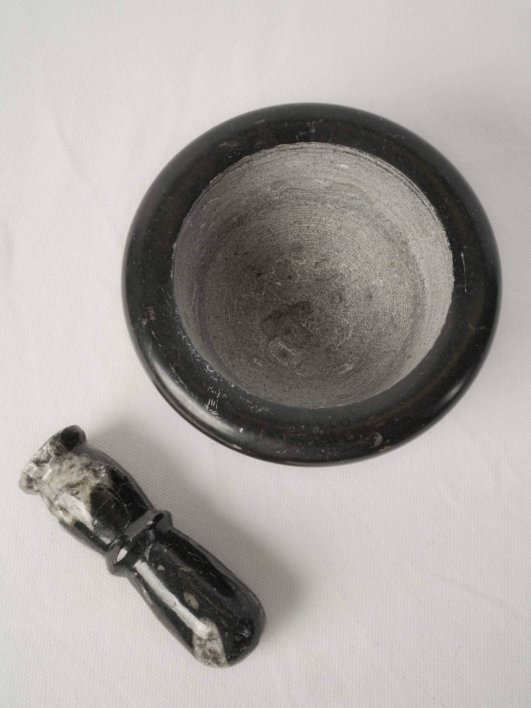 Historical richly toned marble set