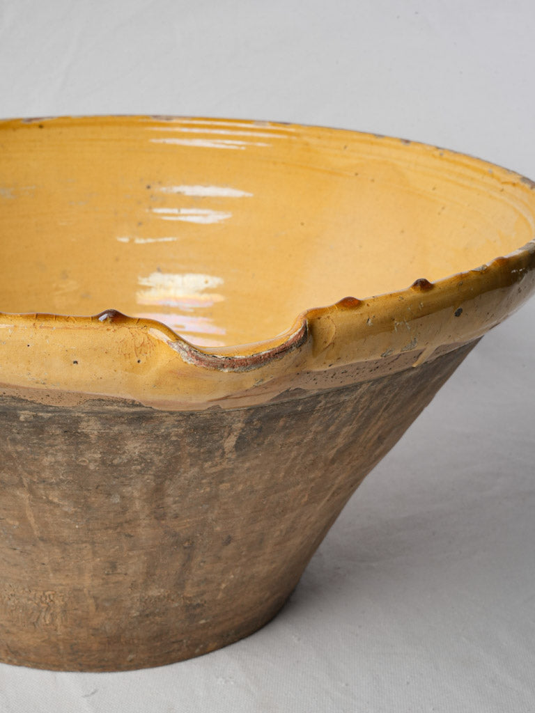 Handmade rustic French kitchenware tian
