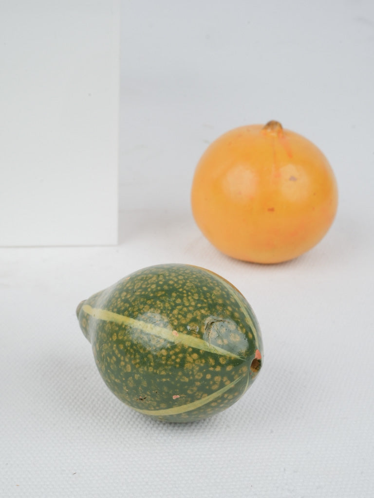 Unique Hand-Painted Pumpkin Set