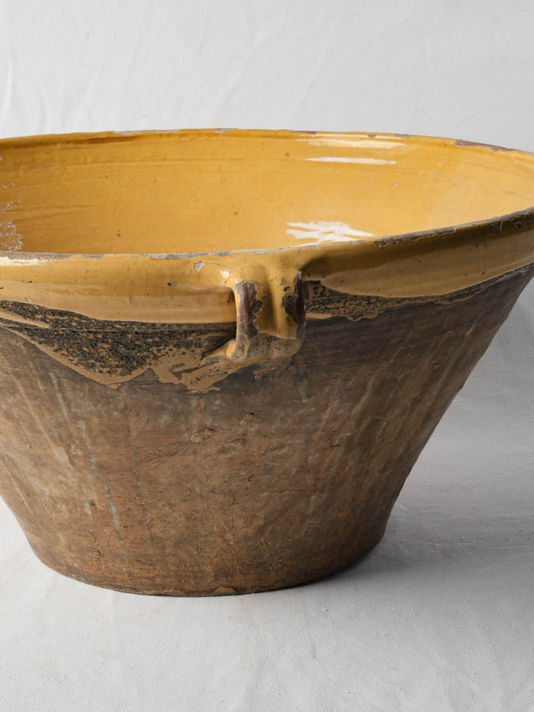 Timeless glazed French mixing bowl
