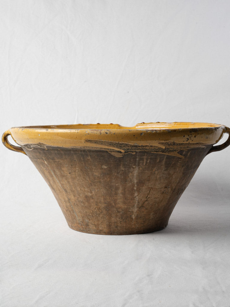 Artisanal flared-form decorative bowl