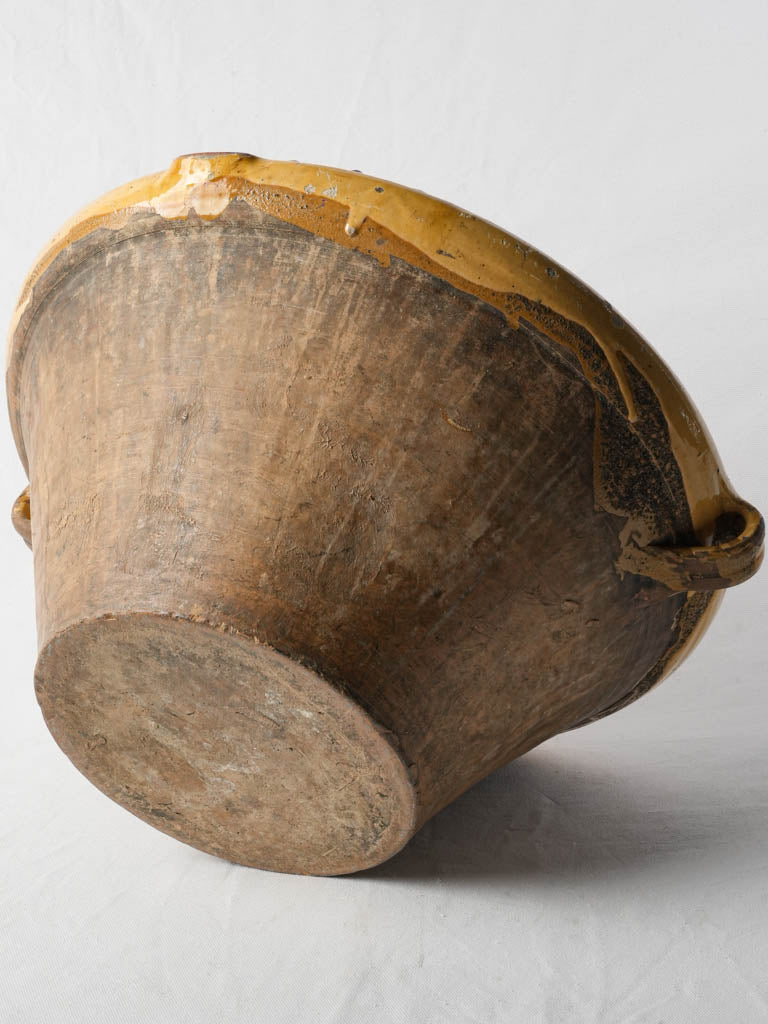 Artisan-crafted vintage ceramic bowl