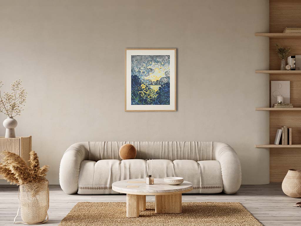 Tranquil Saint Cézaire sur Siagne painting