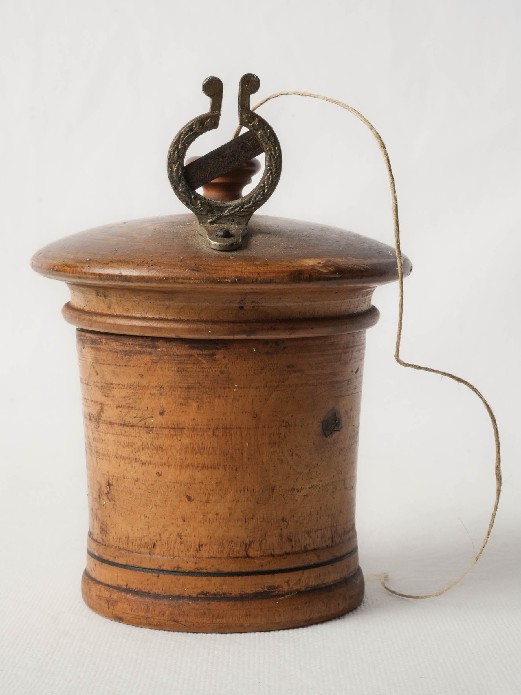 Mellowed honey chestnut treen object