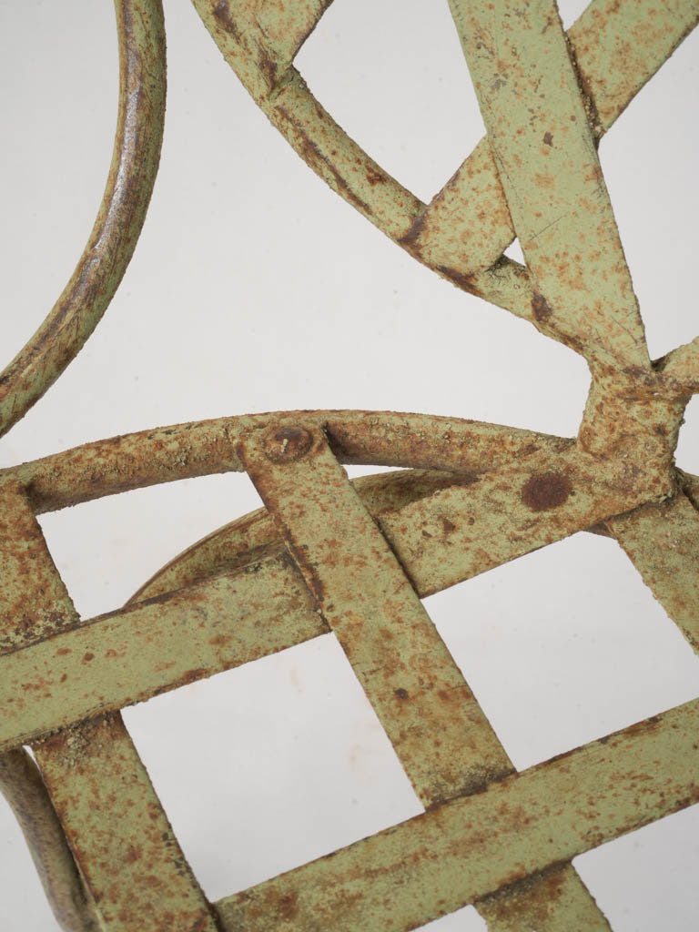 Collectible set of metal chairs