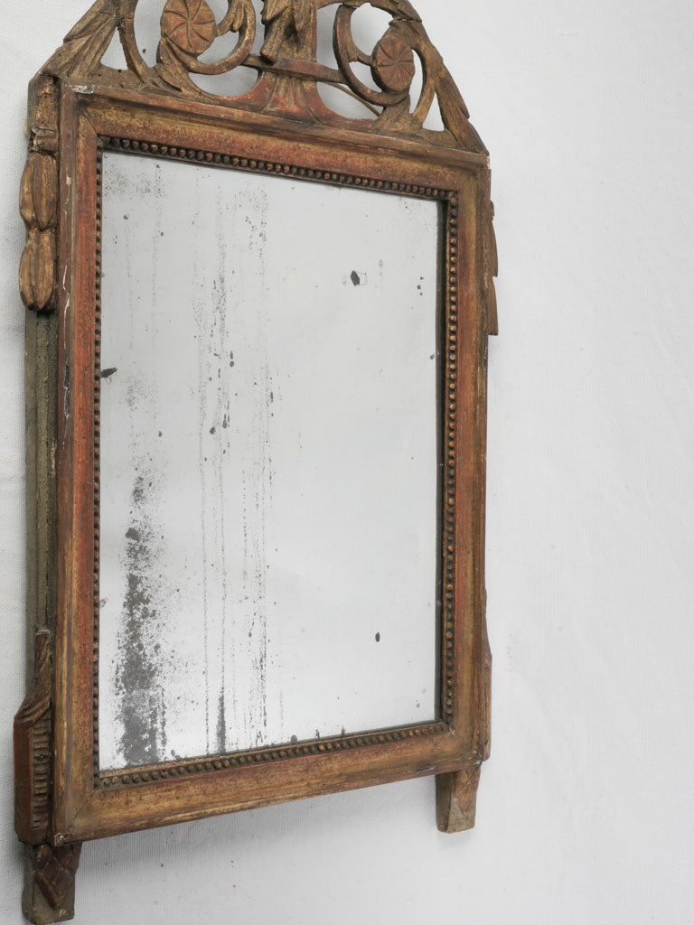 Ornate 19th-century Louis XVI mirror