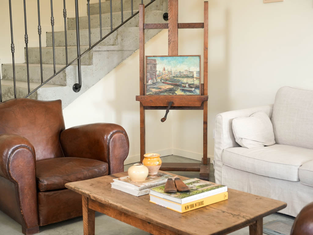 Timeless coastal scene canvas