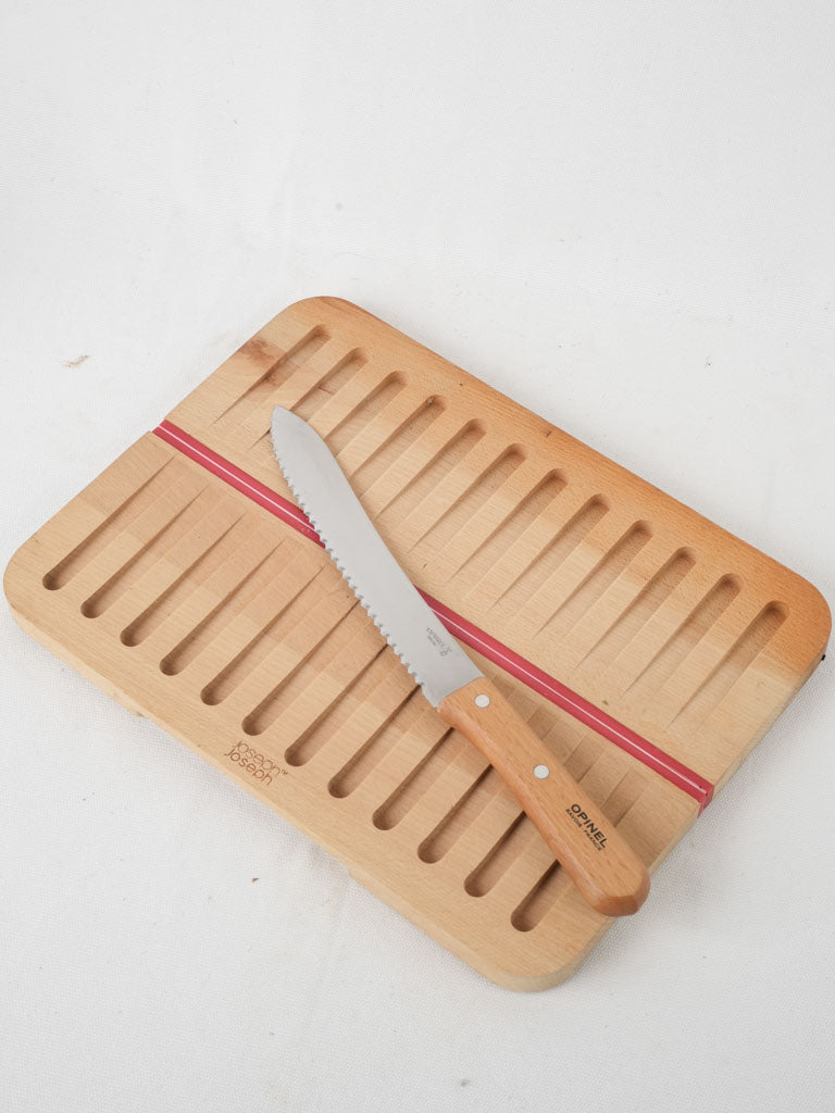 Rustic French baguette cutting board