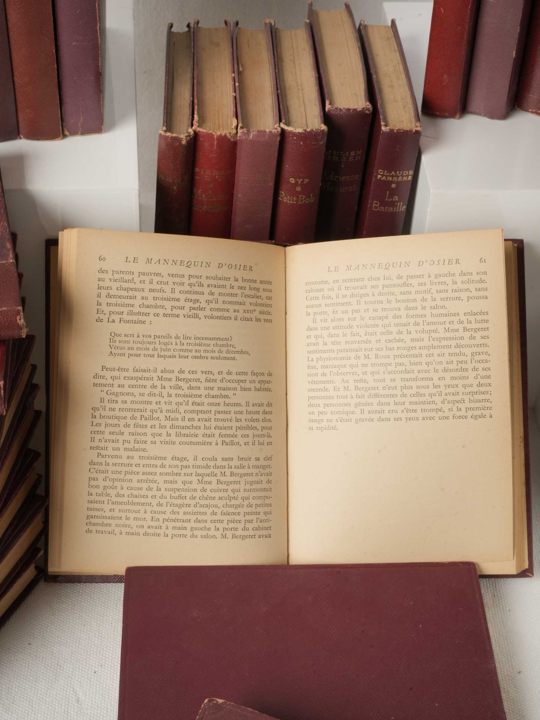Elegant gilt-stamped collectible volumes