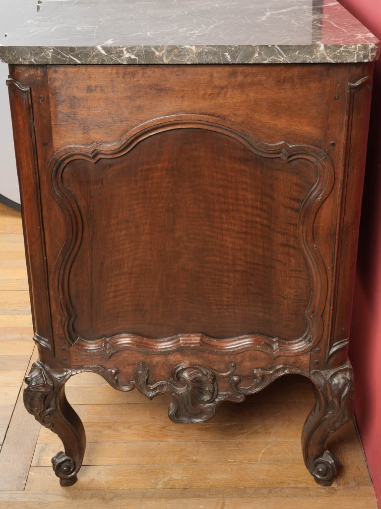 Decorative floral motif commode