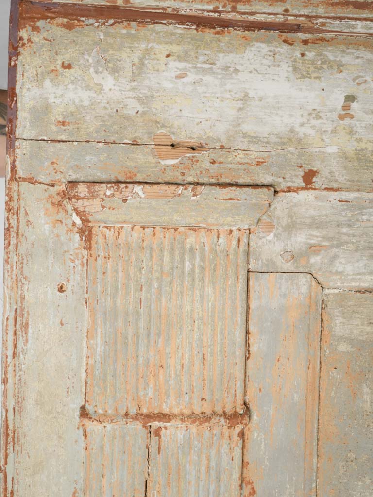 Vintage star-embellished wooden boiserie detail