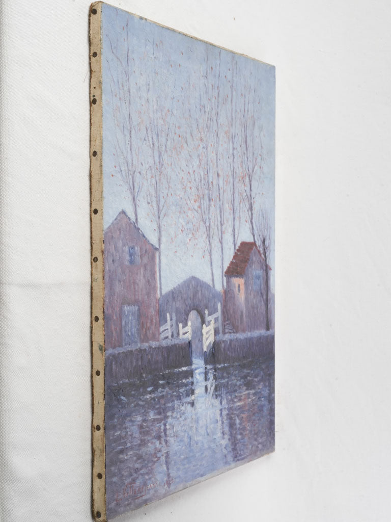 Textured evocative Canal du Midi.