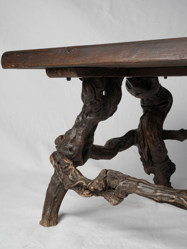 Sculptural vine branch table