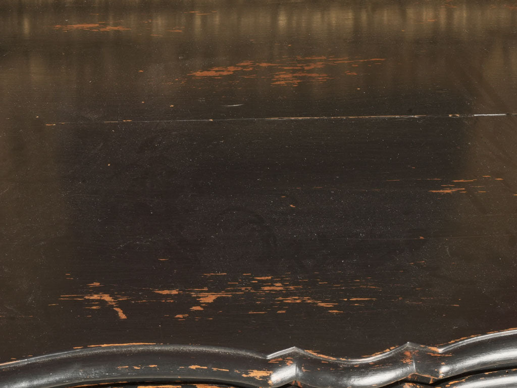 Artistic patina commode, bronze handles