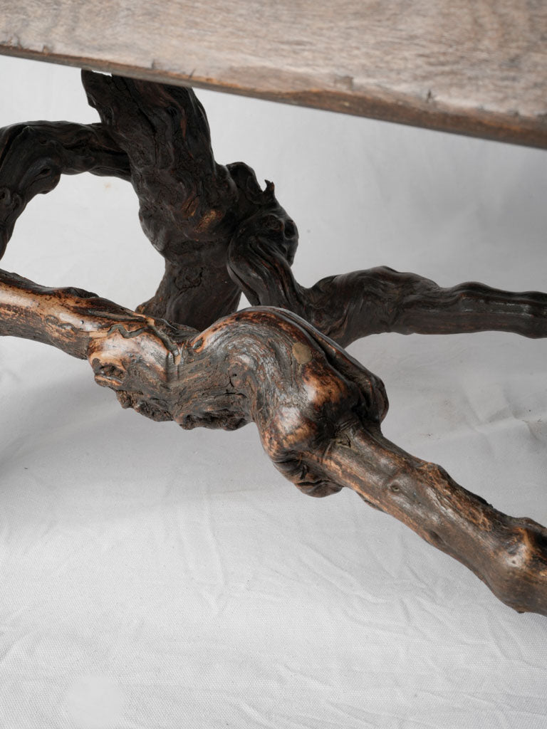 Natural form chestnut table