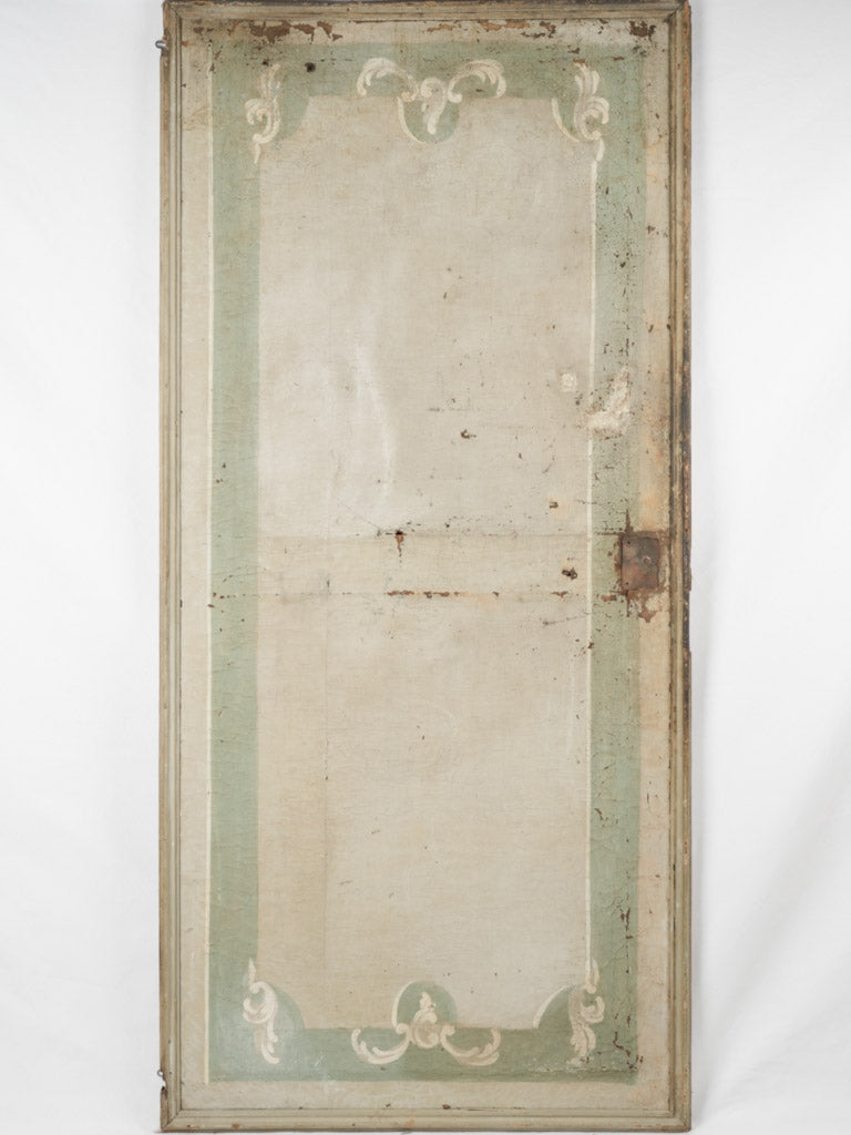 Antique Italian hand-painted door