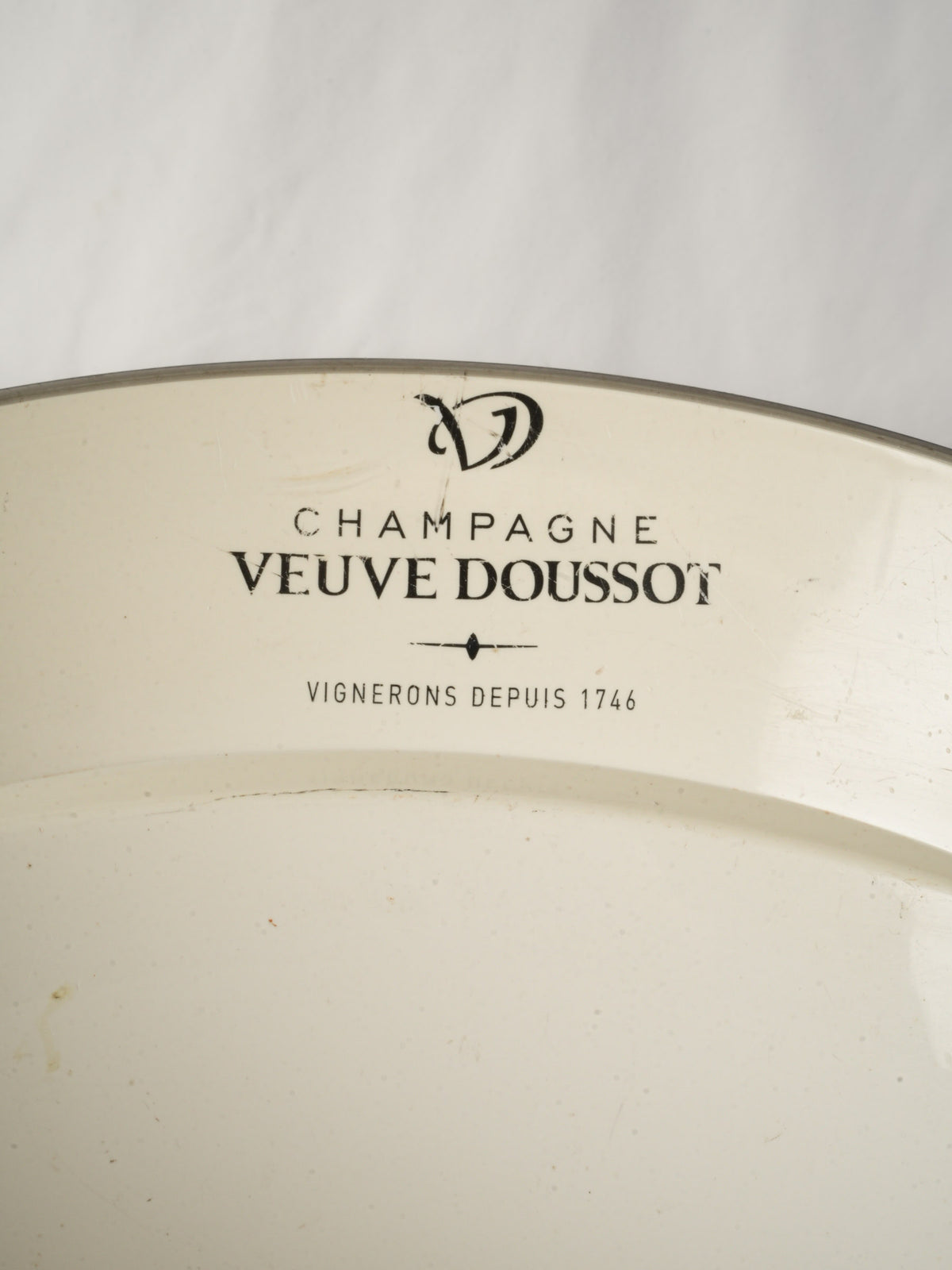 French branded drink display